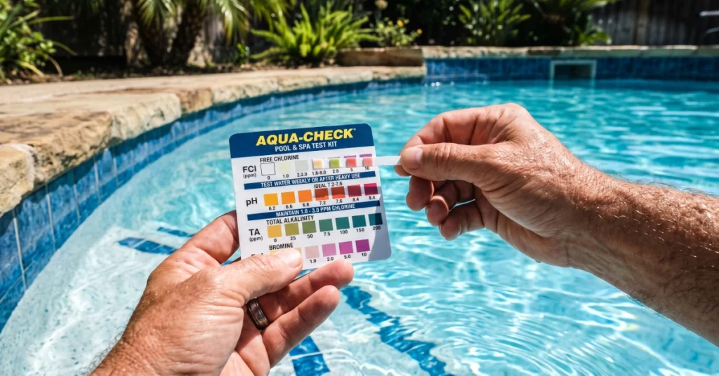 Pool maintenance water testing Florida